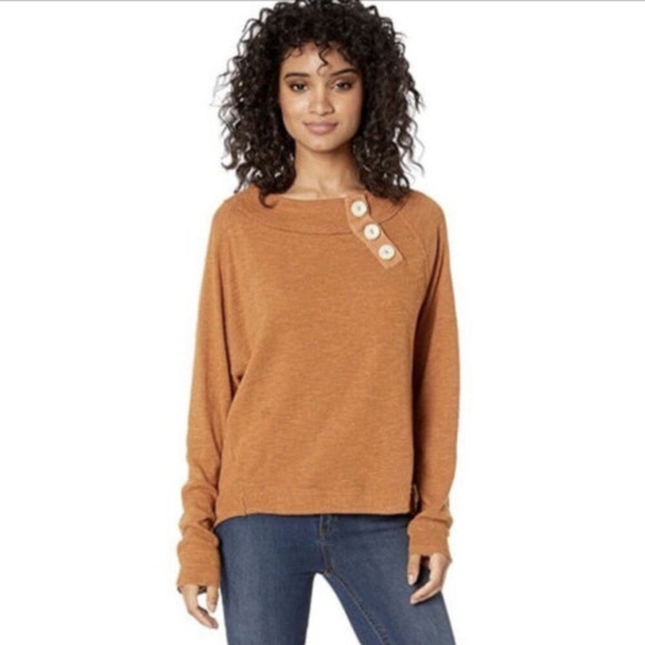 We The Free Don't Forget Me Cedar Brown Ribbed Knit Long Sleeve Top Size XS - Picture 4 of 16